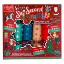 Christmas Time - 12 x 6 Family Game Crackers - Diverse Colours - Santas Six Second Scramble